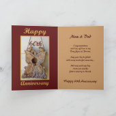 Carte Anniversaire de maman et de papa soixantième avec (Intérieur)