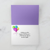 Carte Anniversaire de maman Iris Bouquet (Intérieur)