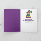 Carte Anniversaire de Mardi Gras (Intérieur)