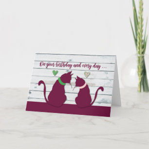 Carte Anniversaire de Mari Chat Yeux pour Toi