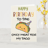 Carte Anniversaire de Mari Drôle Hommes Pour Lui Bday Ta (Fleur jaune)