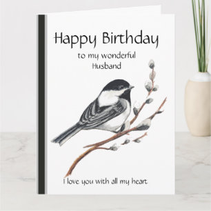 Carte Anniversaire de mariage Amour de mon cœur Oiseau m
