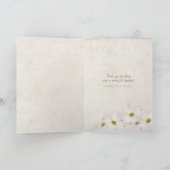 Carte anniversaire de mariage coeurs de plage dans le sa (Intérieur)