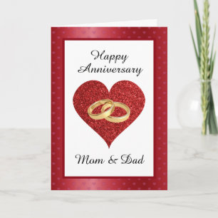 Carte Anniversaire de mariage de mes parents