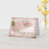 Carte anniversaire de mariage de tulipe pour couple (Fleur jaune)