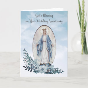 CARTE ANNIVERSAIRE DE MARIAGE DE VIERGE MARIE %PIPE%