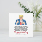 Carte Anniversaire de mariage drôle (Debout devant)