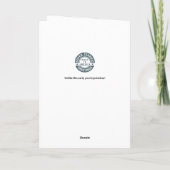 Carte Anniversaire de mariage drôle de 13 ans (Dos)