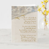 Carte Anniversaire de mariage étoile de mer (Fleur jaune)