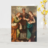 CARTE ANNIVERSAIRE DE MARIAGE FIANÇAILLES DE MARIE JOSEP (Fleur jaune)