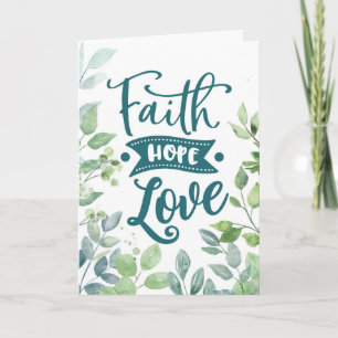 Carte Anniversaire de mariage Foi Espérance Amour religi
