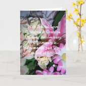 Carte Anniversaire de mariage grands-parents floraux (Fleur jaune)