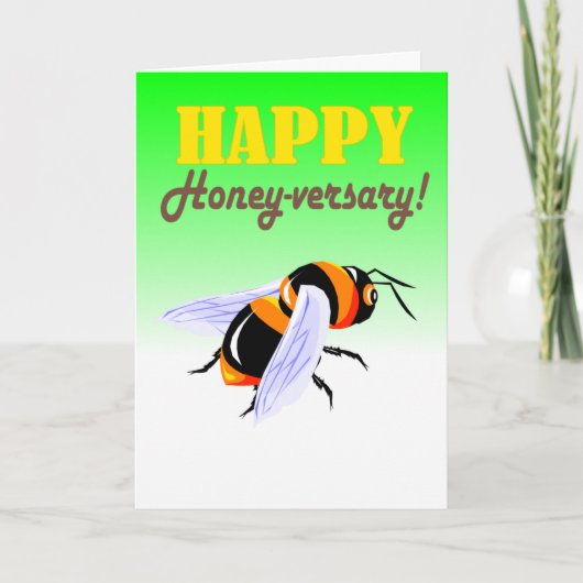 Carte anniversaire de mariage heureux (Devant)