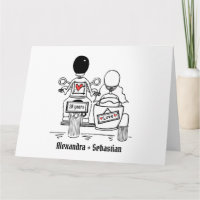 Anniversaire de mariage moto et side-car
