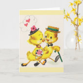 Carte anniversaire de mariage ou anniversaire de m (Fleur jaune)