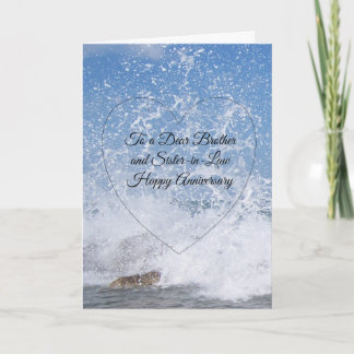 Carte Anniversaire de Mariage personnalisé de Sea Brothe