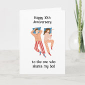 Carte Anniversaire de mariage personnalisé Je t'aime (Devant)