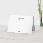 Carte Anniversaire de mariage pour une veuve après le dé (Dos)