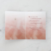 Carte Anniversaire de mariage religieux doré 50 ans, Ros (Intérieur)