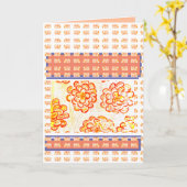 Carte Anniversaire de Marigolds (Fleur jaune)