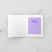 Carte Anniversaire de mini-jupes et de mini-shorts (Intérieur)