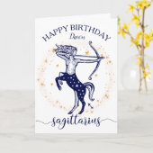 Carte Anniversaire de monochrome d'or de marine de (Fleur jaune)