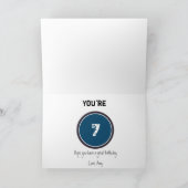 Carte Anniversaire de Motorcross (Intérieur)