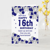 Carte anniversaire de naissance résumé neveu (Fleur jaune)