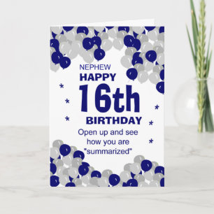 Carte anniversaire de naissance résumé neveu