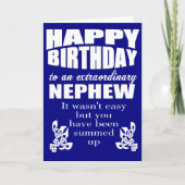 Carte Anniversaire de neveu (Devant)