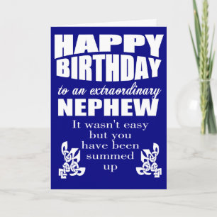 Carte Anniversaire de neveu