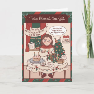 Carte Anniversaire de Noël