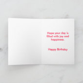 Carte Anniversaire De Nous Tous (Intérieur)