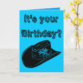 Carte Anniversaire de nouveau Hillbilly (Fleur jaune)