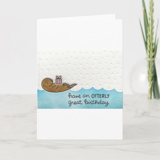 Carte Anniversaire de Otter (Devant)