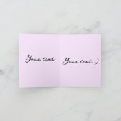 Carte Anniversaire de panda (Intérieur)