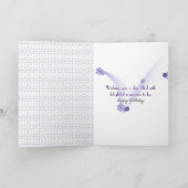 Carte Anniversaire de Pansy pour fille (Intérieur)