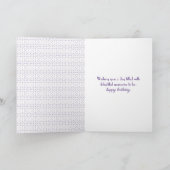 Carte Anniversaire de Pansy pour soeur (Intérieur)