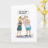 Carte Anniversaire de papa (Fleur jaune)