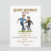 Carte Anniversaire de papa (Debout devant)