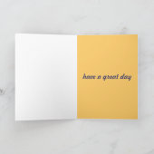 Carte Anniversaire de papa Orcombe Point Exmouth Devon U (Intérieur)