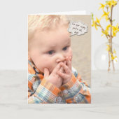 Carte Anniversaire de papa plein d'humour (Fleur jaune)