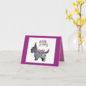 Carte Anniversaire de Pawsome (Fleur jaune)