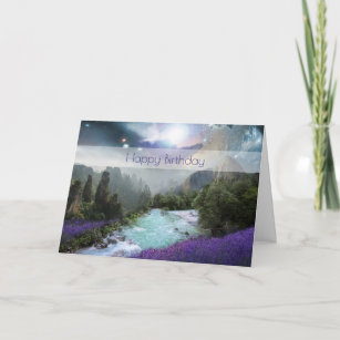 Carte Anniversaire De Paysage Pittoresque De Nature Zazzle Be