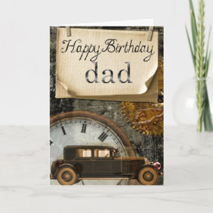 Carte Anniversaire de père de héros classique