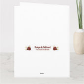 Carte Anniversaire de photo (Dos)