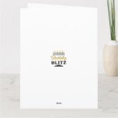 Carte Anniversaire De Photo Et De Typographie (Dos)