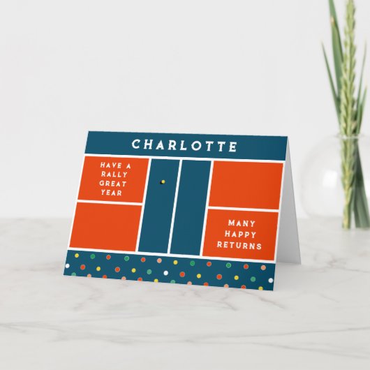 Carte Anniversaire de Pickleball Drôle (Devant)