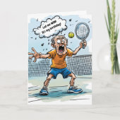 Carte Anniversaire de Pickleball Drôle (Devant)