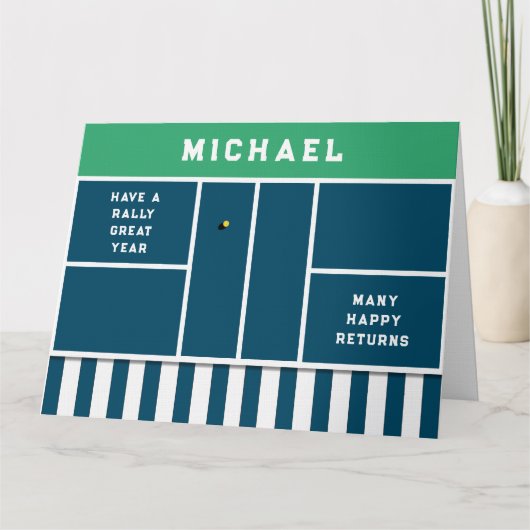 Carte Anniversaire de Pickleball Drôle (Devant)